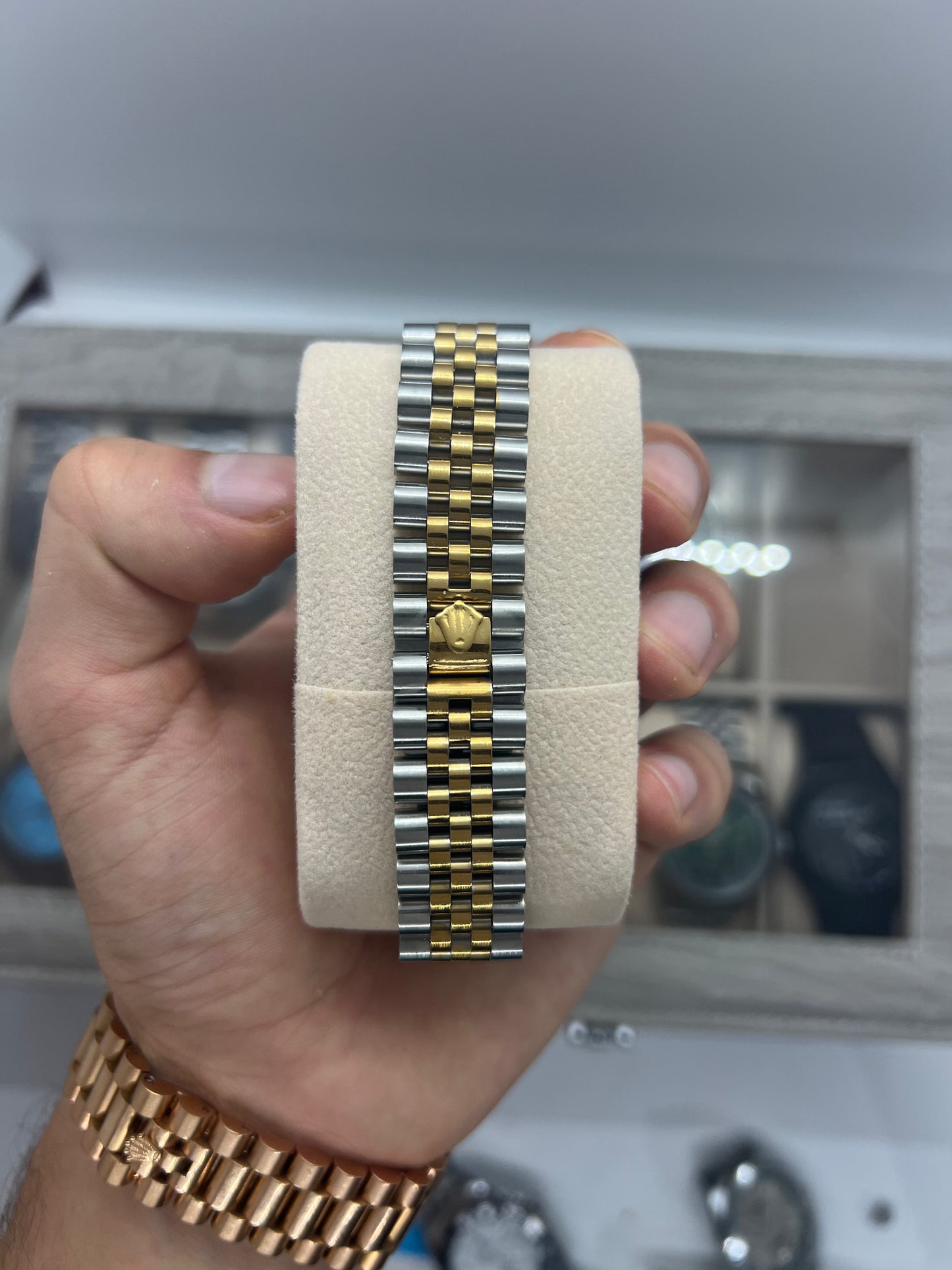 Rolex wimbeldon gold