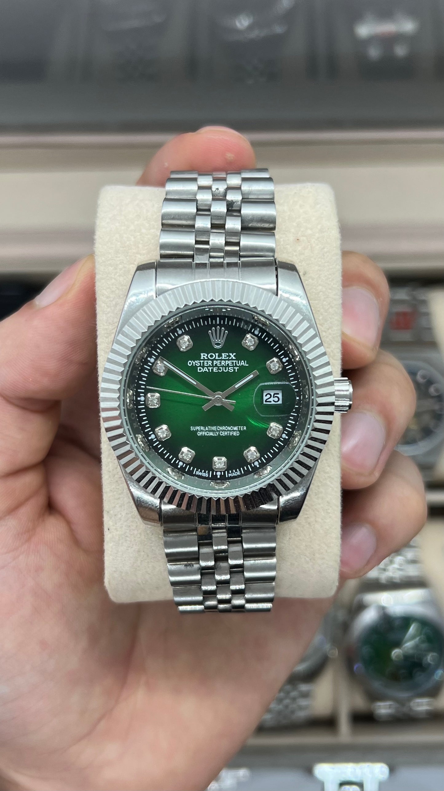Datejust green
