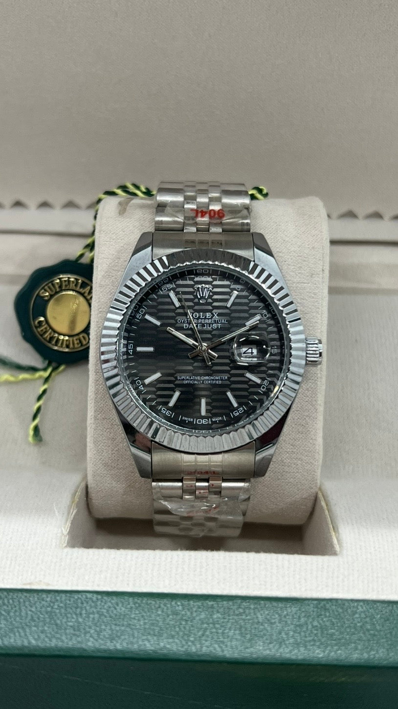 Rolex datejust black ( style mecanique)