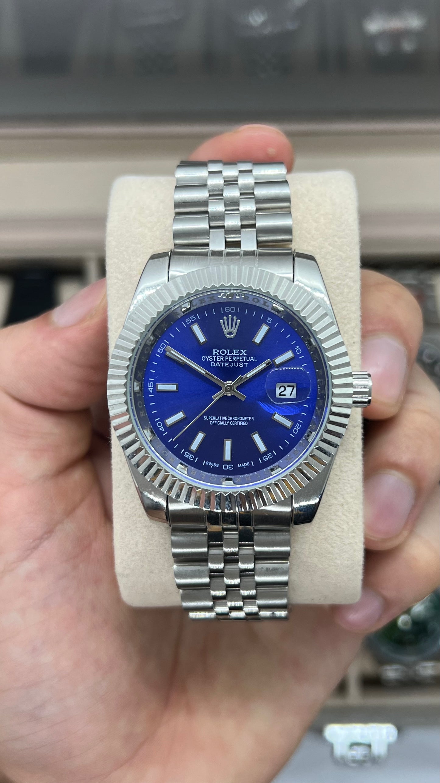 Datejust blue