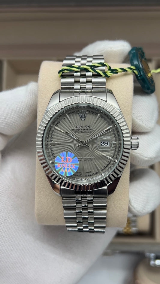 Rolex datejust silver