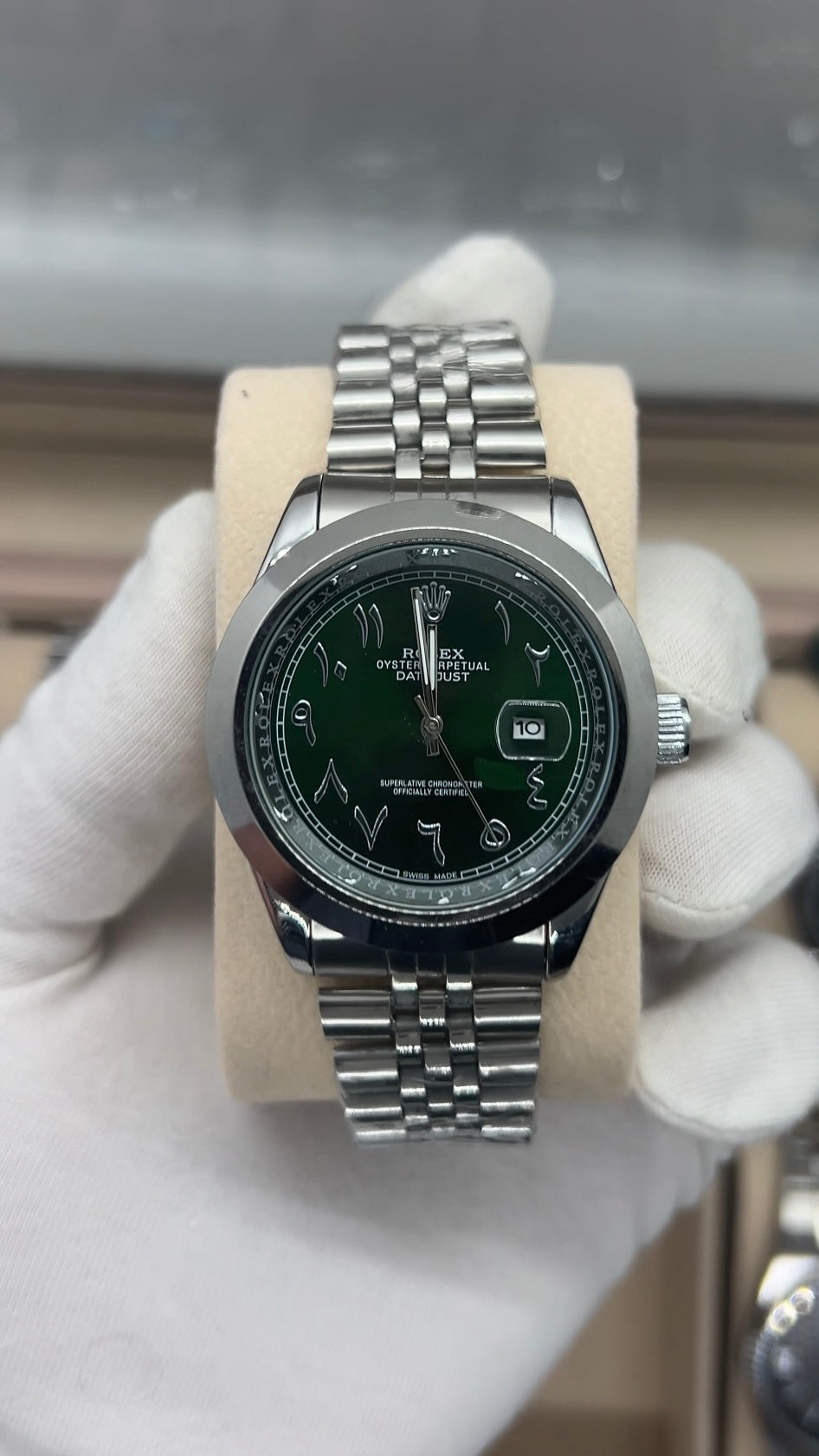 Rolex Arabic green