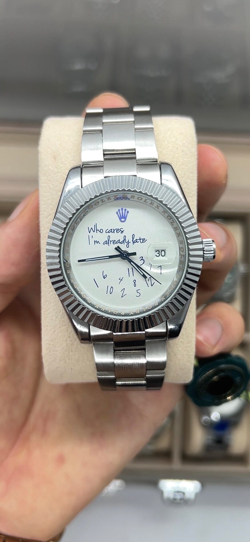 who cares watch