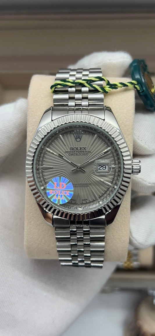 Rolex datejust silver