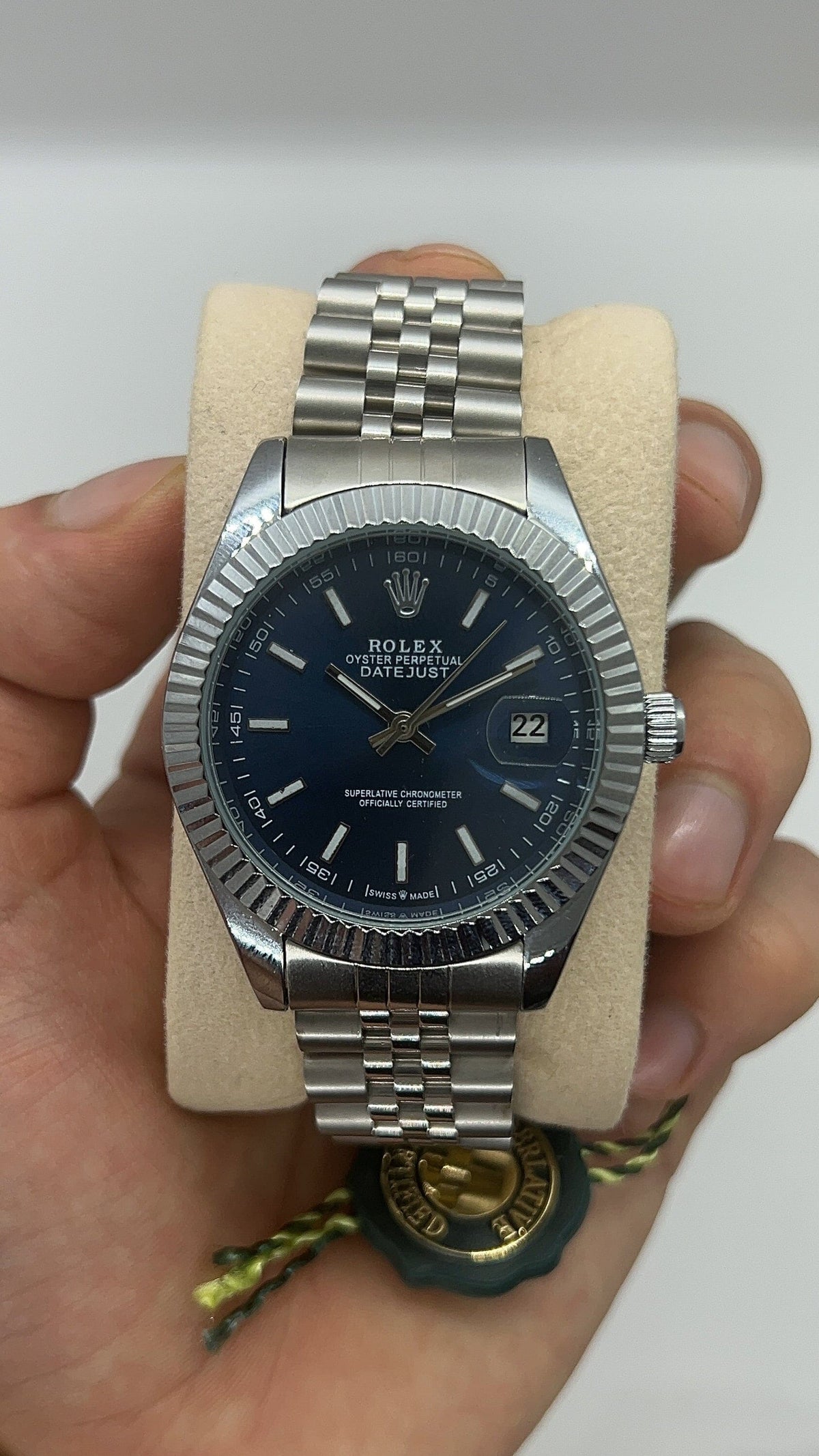 Datejust blue automatique